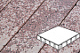 Плитка тротуарная Готика, Granite FINERRO, Квадрат, Сансет, 400*400*60 мм