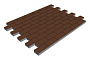 Плитка тротуарная SteinRus Прямоугольник А.6.П.4, коричневый, гладкая, 200*100*40 мм