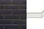 Клинкерная облицовочная угловая плитка King Klinker Dream House для НФС, 08 Polar night, 240*71*115*14 мм