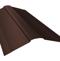 Планка конька фигурного 150*150 мм Grand Line PurPro Matt RAL 8017, 2,5 м
