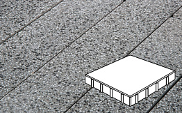 Плитка тротуарная Готика, City Granite FINO, Квадрат, Белла Уайт, 400*400*80 мм