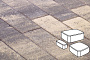 Плитка тротуарная Готика Natur, Классика, Танго, комплект 3 шт, толщина 80 мм