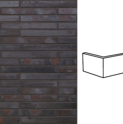 Клинкерная плитка угловая King Klinker KING SIZE LF14 Castle rock, 240*52*115*14 мм