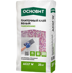 Плиточный клей Основит МАКСИПЛИКС AC17 W, 25 кг