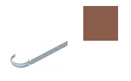 Кронштейн желоба металлический Verat коричневый, D 125 мм