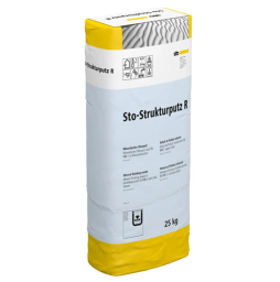 Декоративная фасадная штукатурка Sto-Strukturputz R 2,0 weiss короед, белая, 25 кг