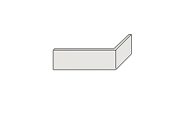Клинкерная плитка угловая ручной формовки Feldhaus Klinker WFD 14 W680 sintra argo 215*65*115*14 мм