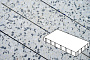 Плитка тротуарная Готика, Granite FINO, Плита без фаски, Грис Парга, 600*200*100 мм