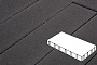 Плитка тротуарная Готика Profi, Плита, черный, частичный прокрас, с/ц, 600*300*100 мм