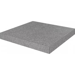 Ступень угловая клееная KERAMA MARAZZI Роверелла пепельный необрезная, 330*330*9 мм