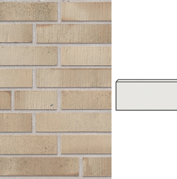 Клинкерная плитка угловая Stroeher Wasserbrand, 673 naturbeige, 240*115*71*12 мм