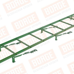 Лестница кровельная Borge для натуральной черепицы оцинкованная RAL 6002, 2,7 м