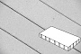 Плитка тротуарная Готика Profi, Плита, светло-серый, частичный прокрас, с/ц, 600*200*60 мм