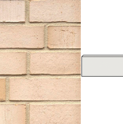Клинкерная плитка угловая ручной формовки Feldhaus Klinker NF 14 W911 vario crema albula 240*71*115*14 мм