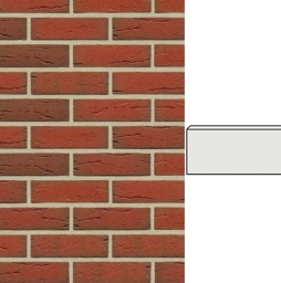Клинкерная плитка угловая ручной формовки Feldhaus Klinker NF 9 W307 ardor rustico 240*71*115*9 мм
