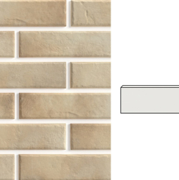 Термопанель угловая на пенополистироле (ППС) с клинкерной плиткой BestPoint Retro Brick Salt 243/365*456*40 мм