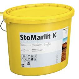 Декоративная фасадная штукатурка StoMarlit K 1,0 getont шуба, колеруемая С1, 25 кг