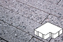 Плитка тротуарная Готика, City Granite FINERRO, Калипсо, Галенит, 200*200*60 мм