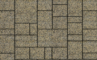 Плитка тротуарная Мюнхен Б.2.Ф.6см Гранит + желтый с черным