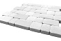 Плитка тротуарная SteinRus Инсбрук Альт А.1.Фсм.4, гладкая, белый, толщина 40 мм