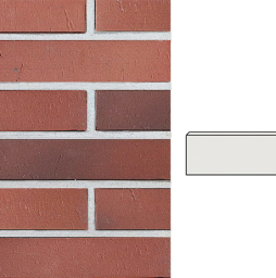 Клинкерная плитка угловая Uniceramix IRON UX17 Red castle, 50*168*52*12 мм
