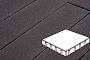 Плитка тротуарная Готика Profi, Квадрат, черный, частичный прокрас, с/ц, 400*400*80 мм