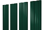 Штакетник Twin 0,45 Drap RAL 6005 зеленый мох
