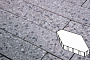 Плитка тротуарная Готика, Granite FINERRO, Зарядье без фаски, Галенит, 600*400*100 мм