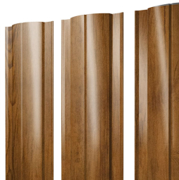 Штакетник Круглый Print Premium Golden Wood