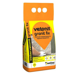 Плиточный цементный клей weber.vetonit granit fix, 5 кг