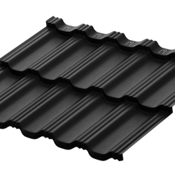 Модульная металлочерепица Aquasystem Гетеборг XXL Pural BT Matt RR 33, 1205*865 мм