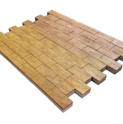 Плитка тротуарная SteinRus Прямоугольник А.6.П.4, гладкая, ColorMix Брайс, 200*100*40 мм