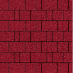 Плитка тротуарная SteinRus, Бельпассо А.23(М).Псм.4, Native, винный, толщина 40 мм