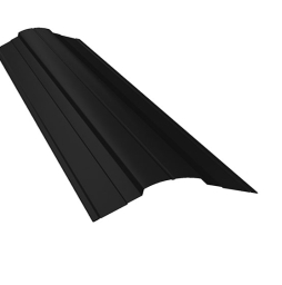 Планка конька фигурного 70*70 мм Grand Line PurPro Matt RAL 9005, 3 м