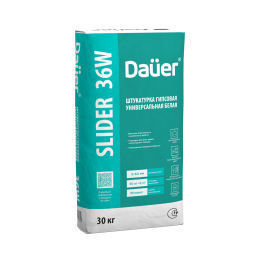 Штукатурка гипсовая универсальная белая Dauer SLIDER 36W, 30 кг