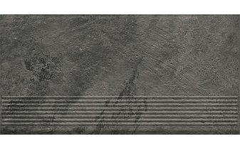 Клинкерная ступень с насечками Paradyz Ardis Dark, 600*300*8,5 мм
