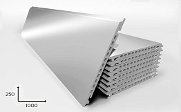 Керамогранитная плита Faveker GA16 для НФС, Acero, 1000*250*18 мм