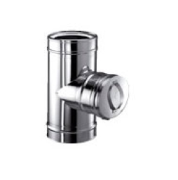 Тройник с прочисткой Schiedel ICS 25 T200 PI короткий, D 180/230 мм