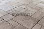 Плитка тротуарная Steingot Color Mix Бавария, Травертин, толщина 60 мм