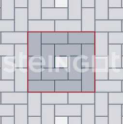Плитка тротуарная Steingot Моноцвет, Квадрат, черный, 100*100*60 мм