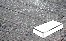 Плитка тротуарная Готика, Granite FINO, Картано, Галенит, 300*150*60 мм