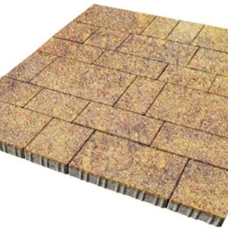 Плитка тротуарная SteinRus Инсбрук Тироль Б.4.Псм.6, Native, ColorMix Бромо, толщина 60 мм