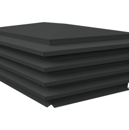 Дымник на трубу Grand Line елка 2275*1000 мм Satin RAL 7016