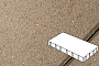 Плитка тротуарная Готика Profi, Плита без фаски, желтый, частичный прокрас, с/ц, 600*200*100 мм