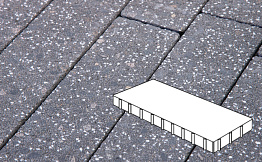Плита тротуарная Готика Granite FINERRO, Ильменит 900*300*80 мм