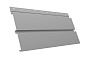 Софит металлический Grand Line Квадро брус без перфорации, сталь 0,5 мм Satin, RAL 7004 сигнальный серый