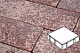 Плитка тротуарная Готика, City Granite FINO, Квадрат, Сансет, 200*200*80 мм