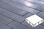 Плитка тротуарная Готика, Granite FINO, Квадрат, Амфиболит, 300*300*60 мм