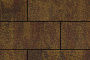 Плитка тротуарная Прямоугольник (Ла-Линия) В.5.П.10 Листопад гранит Осень 600*300*100 мм