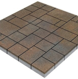Плитка тротуарная SteinRus Инсбрук Альпен Б.7.Псм.6 Native, ColorMix Штайнрус, толщина 60 мм